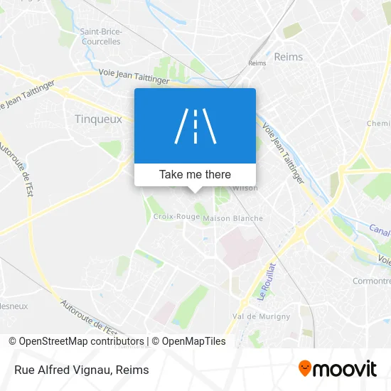 Rue Alfred Vignau map