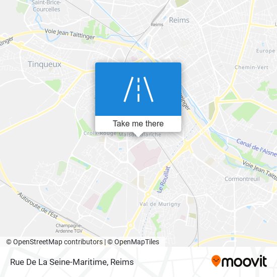 Mapa Rue De La Seine-Maritime