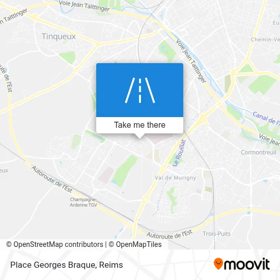 Place Georges Braque map