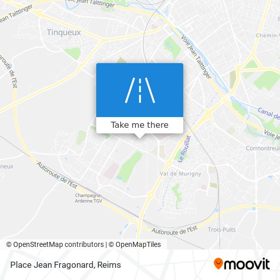 Mapa Place Jean Fragonard