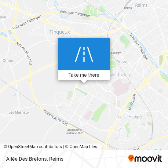 Allée Des Bretons map