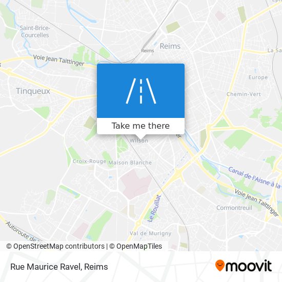 Mapa Rue Maurice Ravel