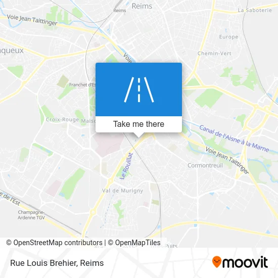 Rue Louis Brehier map