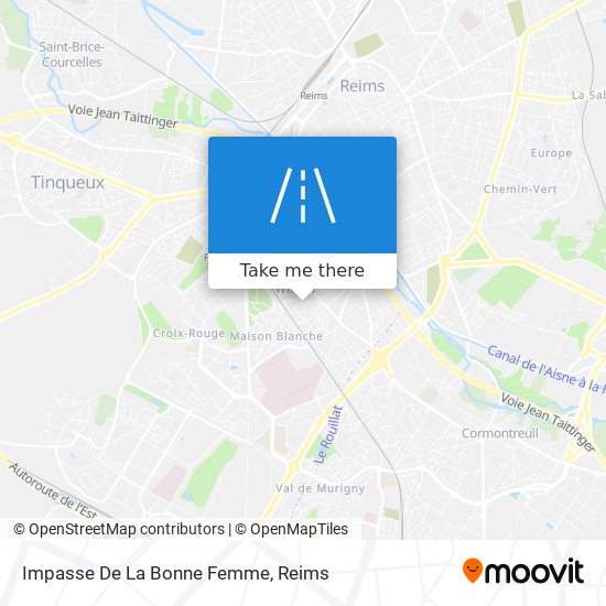 Impasse De La Bonne Femme map