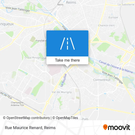 Rue Maurice Renard map