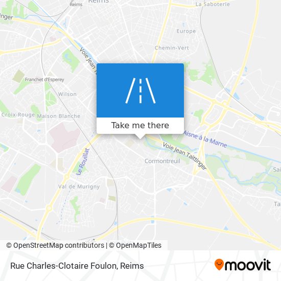 Mapa Rue Charles-Clotaire Foulon
