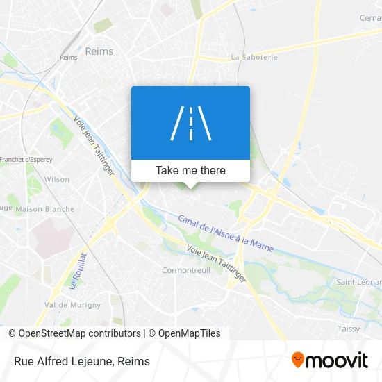 Rue Alfred Lejeune map