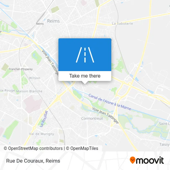 Rue De Couraux map