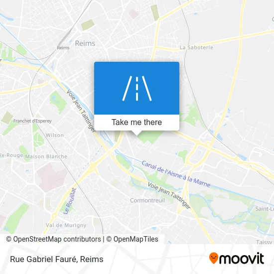 Rue Gabriel Fauré map