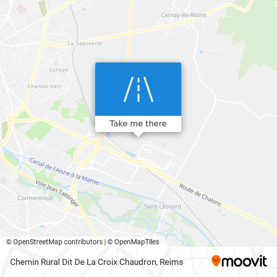 Mapa Chemin Rural Dit De La Croix Chaudron