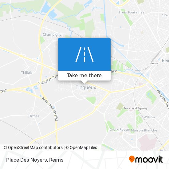 Mapa Place Des Noyers