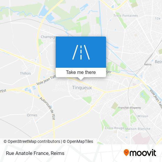 Rue Anatole France map
