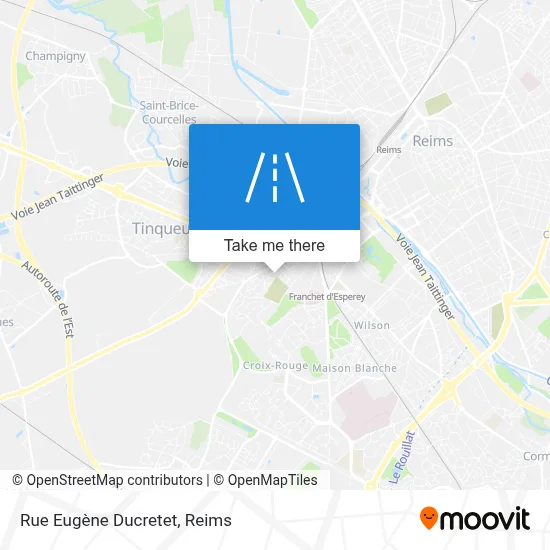 Rue Eugène Ducretet map
