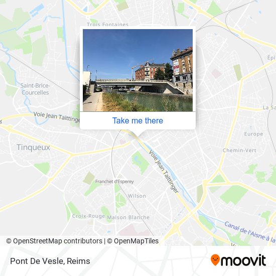 Mapa Pont De Vesle