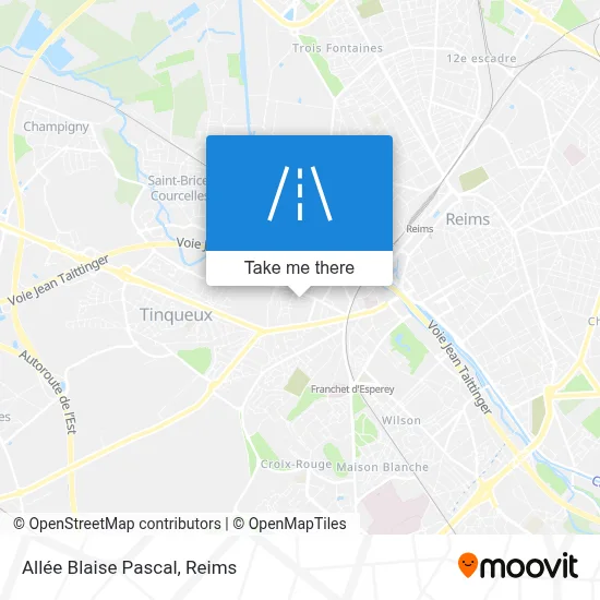 Allée Blaise Pascal map
