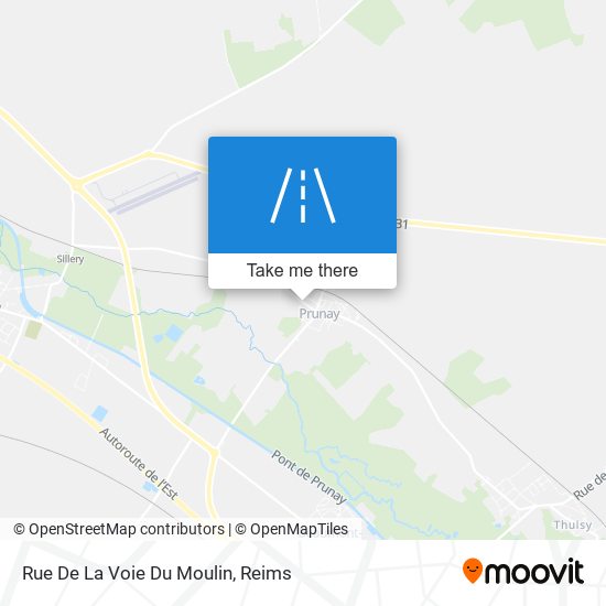 Mapa Rue De La Voie Du Moulin