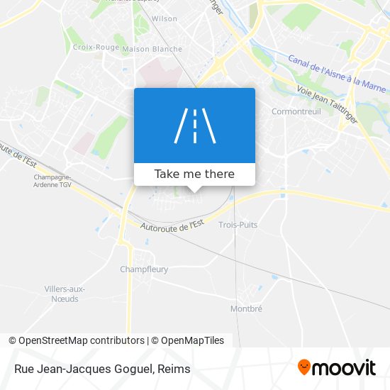 Mapa Rue Jean-Jacques Goguel