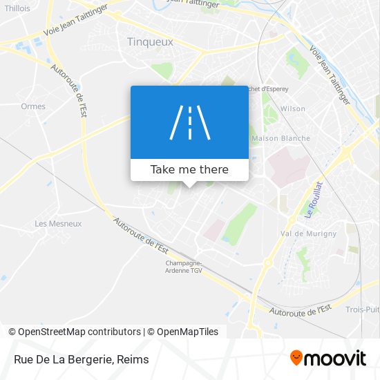Rue De La Bergerie map