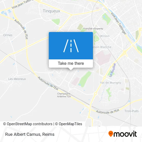 Rue Albert Camus map