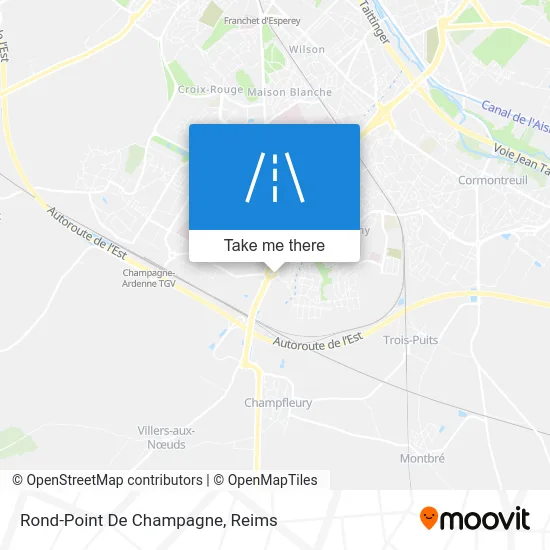 Rond-Point De Champagne map