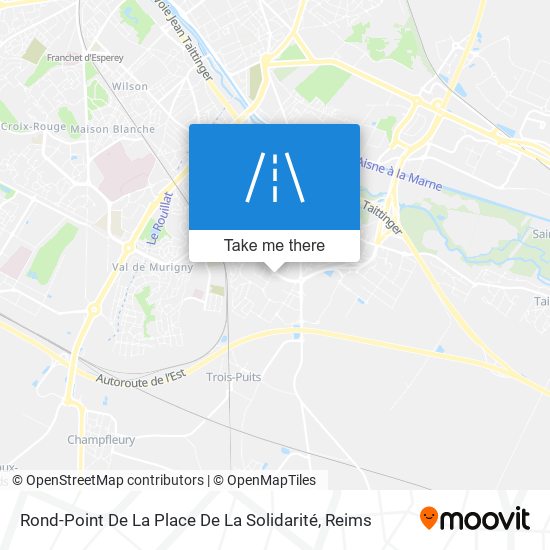 Mapa Rond-Point De La Place De La Solidarité