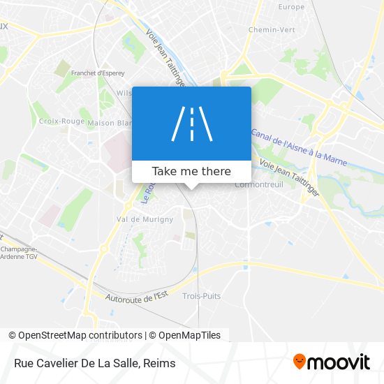 Mapa Rue Cavelier De La Salle
