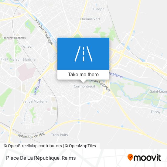 Mapa Place De La République