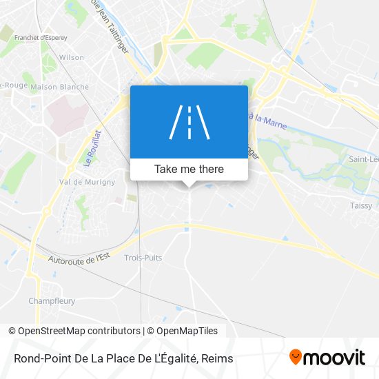 Mapa Rond-Point De La Place De L'Égalité