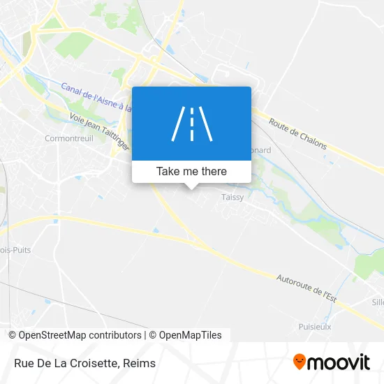 Rue De La Croisette map