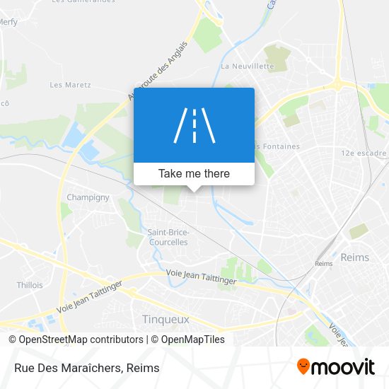 Rue Des Maraîchers map