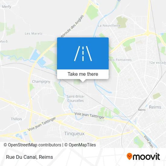 Rue Du Canal map