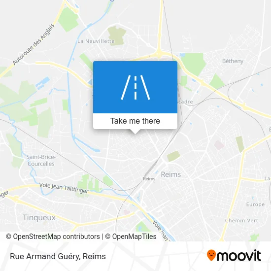 Rue Armand Guéry map