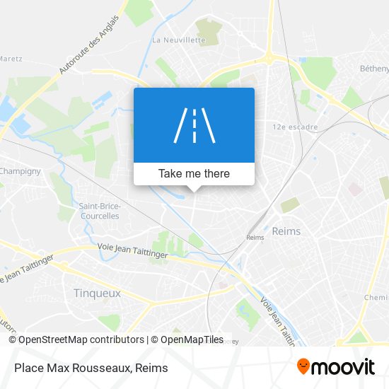 Place Max Rousseaux map