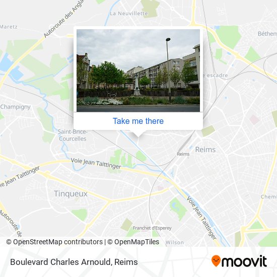 Mapa Boulevard Charles Arnould