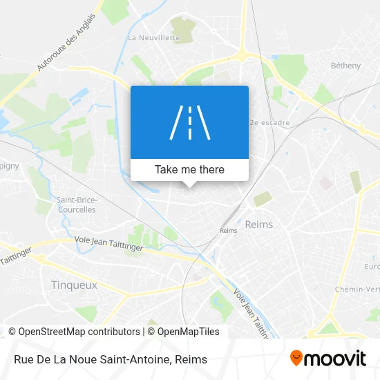 Rue De La Noue Saint-Antoine map