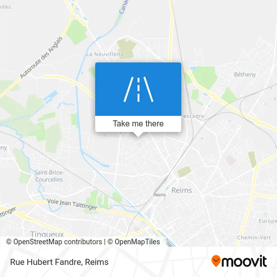 Rue Hubert Fandre map
