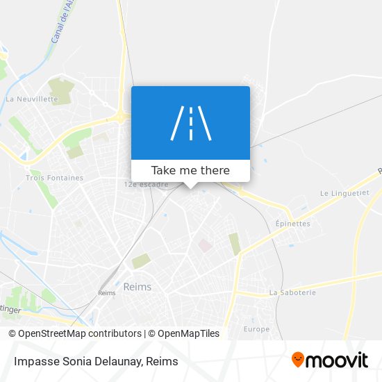 Impasse Sonia Delaunay map
