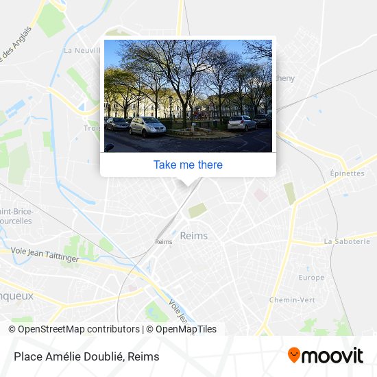Place Amélie Doublié map