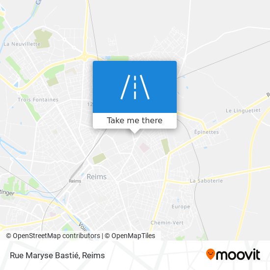 Mapa Rue Maryse Bastié