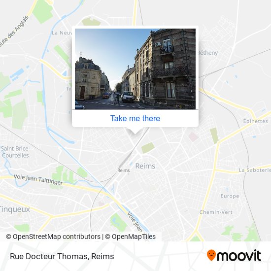 Rue Docteur Thomas map