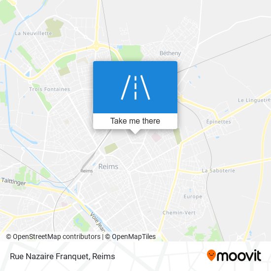 Mapa Rue Nazaire Franquet