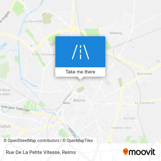 Rue De La Petite Vitesse map
