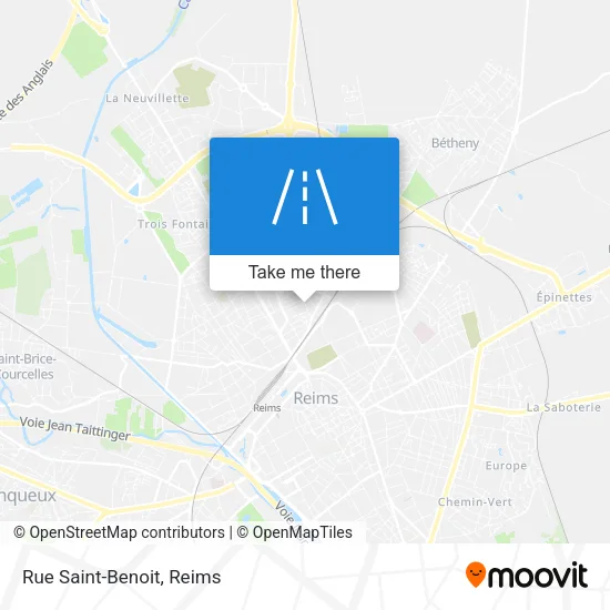 Rue Saint-Benoit map