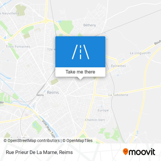 Rue Prieur De La Marne map
