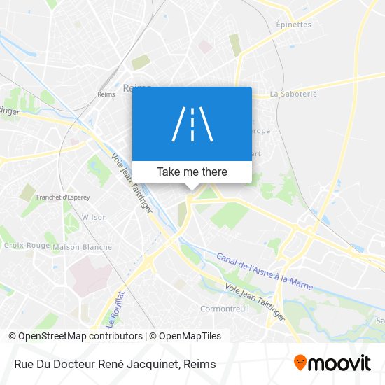 Mapa Rue Du Docteur René Jacquinet