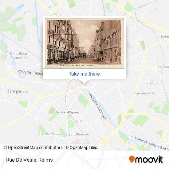 Rue De Vesle map