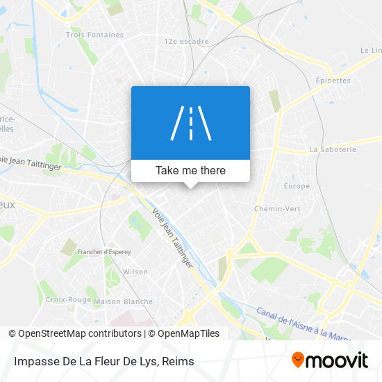 Impasse De La Fleur De Lys map