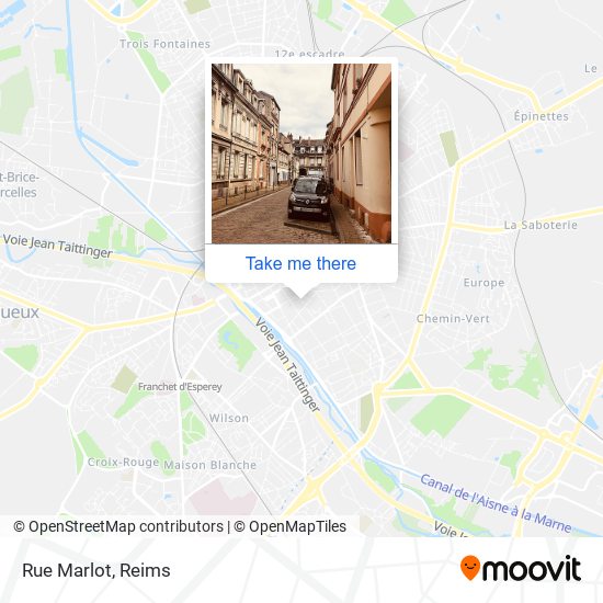 Mapa Rue Marlot