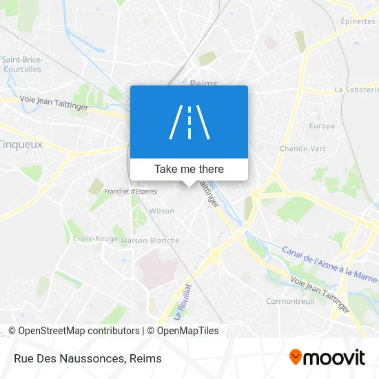 Rue Des Naussonces map