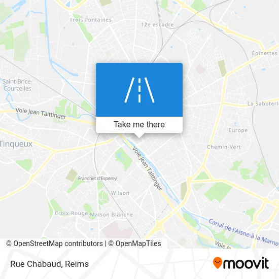 Rue Chabaud map